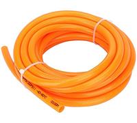 TEN-HIGH Tuyau air comprimé 8mm(DI) x 12mm(DE) polyuréthane avec Maille de Polyester, 2mm d'épaisseur,longueur 10m,orange