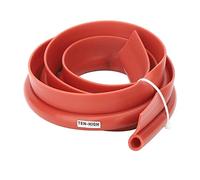 TEN-HIGH Type P Bande en silicone,Joint en silicone Évitement de collision et haute température pour Four,16 mm DI x 20 mm DE,Largeur 40 mm, Longueur 50 m