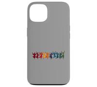 Ten Lords A Leaping Cutting Out Stencil-Style 4 Coque pour iPhone 13