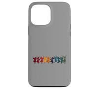 Ten Lords A Leaping Cutting Out Stencil-Style 4 Coque pour iPhone 13 Pro Max