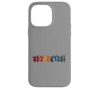 Ten Lords A Leaping Cutting Out Stencil-Style 4 Coque pour iPhone 14 Pro Max