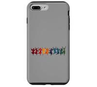 Ten Lords A Leaping Cutting Out Stencil-Style 4 Coque pour iPhone 7 Plus/8 Plus
