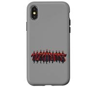 Ten Lords A Leaping Découpe Pochoir Style 6 Coque pour iPhone X/XS