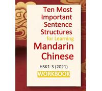Ten Most Important Sentence Structures for learning Mandarin Chinese: Focus on practicing structures instead of memorizing countless vocabulary.