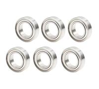 Ten MR63ZZ bearings, measuring 3x6x2.5 mm, are also suitable for models such as MR74ZZ, MR85ZZ, MR83ZZ, MR104ZZ, MR105ZZ, MR115ZZ, MR117ZZ, MR126ZZ, MR128ZZ, and MR148ZZ. Matériel(MR137ZZ 7x13x4mm)