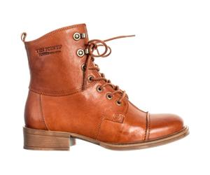 Ten Points - Women's Pandora Lace Boots - Chaussures de loisirs - EU 38 - cognac