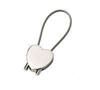 Ten PORTE-CLES COEUR AVEC CABLE cod.EL7116 cm 7,8x2,5x1h by Varotto & Co.