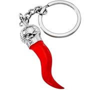 Ten Porte-clés Porte-Bonheur Corne Rouge cod.YY76810LU cm 12,5 by Varotto & Co.
