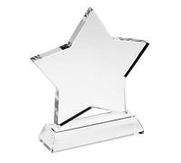 Ten Trophée étoile en Verre Blanc cod.EL31492 cm 3x10x13,5h by Varotto & Co.