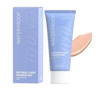 Ten Twenty Liquid Foundation, Ten Twenty Full Coverage Matte Liquid Foundation Oil Control 60g, For All Skin Types (02#)