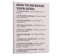 Ten Ways To Boost Your Poster Self Development Mindset Guide | Practical strategies for increasing physical mental and emotional vitality daily(Unframed,12x18inch(30x45cm))