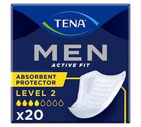 TENA 750776 Niveau d'Incontinence de niveau 2 hommes, paquet de 20