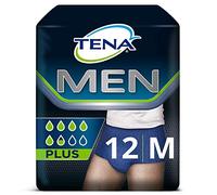 TENA Active Fit Plus M Lot de 12 caleçons pour homme, en 1 ensemble