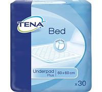 TENA Couvre-lit d'incontinence Plus – 60 x 60 cm – Pack de 30