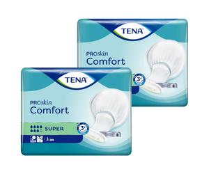 TENA Comfort Super - Changes anatomiques unisexe - Carton de 2x36 pièces