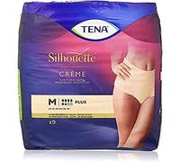 Tena Silhouette Cintura Alta Braga Absorb Inc Orina Día Anat Crema 9uds