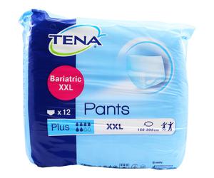 Tena Culottes Bariatric XXL Sous-Vêtements Absorbants Doux Et Confortables Taille XXL 12 Pièces