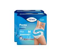 Tena Culottes Taille M Unisexe Sous-vêtements Absorbants Jetables pour Incontinence - Lot de 18 (2 Paquets de 9)