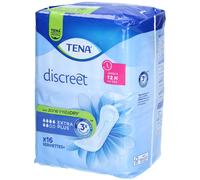 TENA DISCREET EXTRA PLUS - Serviette fine pour incontinence urinaire, femme sac 16 pc(s)