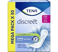 TENA Discreet Extra - Serviettes Incontinence Femme Mega pack 30 Serviettes