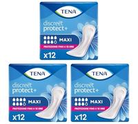 TENA DISCREET MAXI 12PZ (Lot de 3)