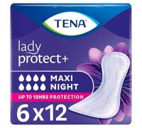 Tena Discreet Maxi Night – Étui – 6 paquets de 12