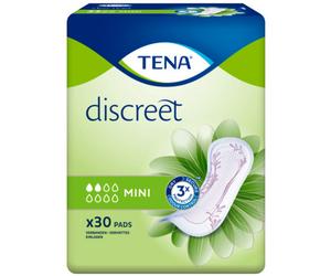 Tena Discreet Mini Protège-Slips Fuites Urinaires Légères 30 Pièces