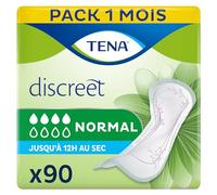 TENA Discreet Normal - Serviettes Incontinence Femme - x90 (Pack 1 mois)