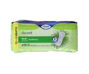 Tena Discreet Serviette d'Incontinence Normal 15uts