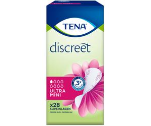 Tena Discreet Ultra Mini Protège-Slip Petites Fuites Urinaires 28 Pièces