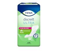 TENA Discreet Ultra Mini - Serviettes Incontinence Femme - 20 Serviettes (Lot de 6)