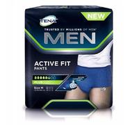 Tena Hommes Active Fit Pants Plus Taille Moyenne 9 Pack