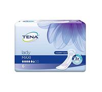 Tena Lady Maxi Coussinets, Lot de 6 (6 x 6 Pièces)
