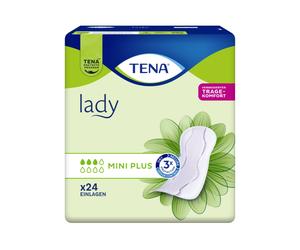 TENA Lady Mini Plus - Protections anatomiques pour femmes - 16 pièces - Protèges-slips