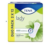 Tena Lady Normal Pads Lot de 24 serviettes