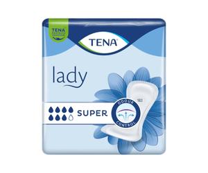 TENA Lady Super - Protections anatomiques pour femmes - 30 pièces - Protèges-slips