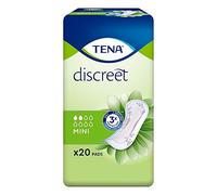TENA Lot de 6 protège-incontinence pour femme, Mini, Élevé, Jetable, 120 unité