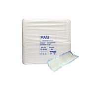 Tena Maxi 20 x 60 Traversable - Couche pour Adultes - Protection Nocturne et Incontinence Sévère - Unité de 20 - Blanc - Jetable