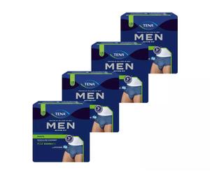TENA Men Active Fit Pants - Couches-culottes adulte - bleu 4x12 pièces - Slips absorbants jetables pour hommes