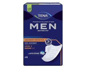 TENA Men Active Fit Protector Absorbent Level 3 750830 Culotte D'Incontinence 16 pc(s)