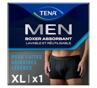 TENA Men Boxer Absorbant Lavable Réutilisable - Noir - Taille XL