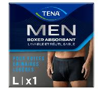 Tena Men Boxer lavable Noir Taille L