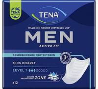 Tena Men Lot de 12 serviettes hygiéniques niveau 1