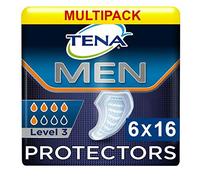 Tena Protections pour hommes Tena Men Level 3 – Incontinence modérée – 6 x 16 pièces (96)