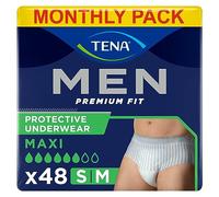 Tena Men Niveau 4 Medium Sous-vêtements pour Fuites Urinaires / Incontinence (Pack 1 mois de 48 Sous-vêtements)