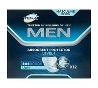 Tena Men. Pour fuites urinaires. Contrôle des odeurs niveau 1. Lot de 4