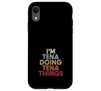 Tena Name Tena Personalized Name First Given Coque pour iPhone XR