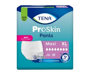 TENA Pants Maxi - Couches-culottes adulte - 10 pièces - Slips absorbants jetables