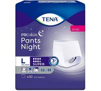 Tena Pants Nuit Super Proskin Culottes Absorbantes Taille L 10 Pièces