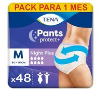 TENA Pants Plus Night Lot de4 x 12 protections Culottes Plus Night, Taille M